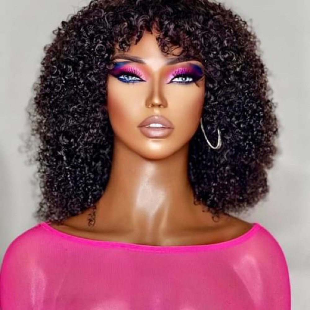 Customized Kinky Curly Closure Wig